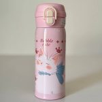 فلاسک نی دار رنگ صورتی