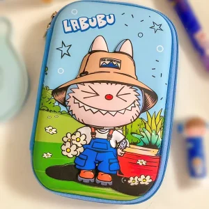 جامدادی تبلتی پارچه ای زیپی طرح لبوبو کد 9808