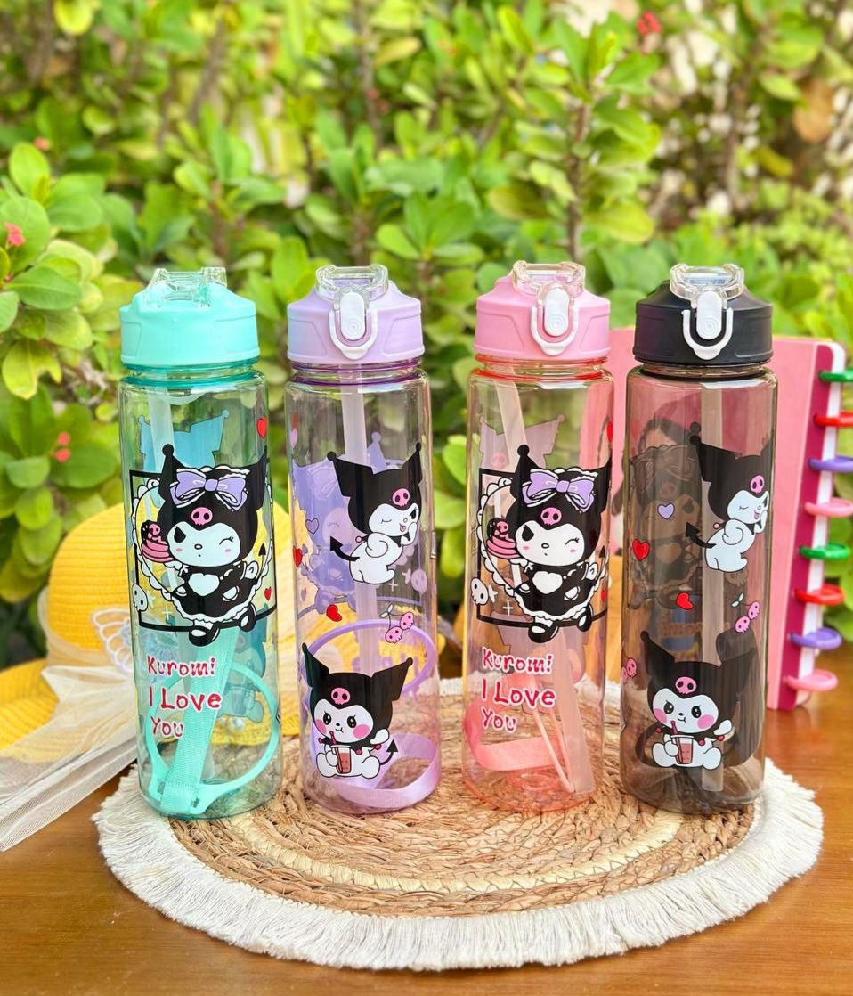 قمقمه کرومی مدل استوانه شفاف