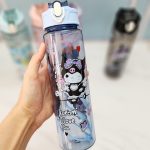 قمقمه نی دار کرومی بنفش