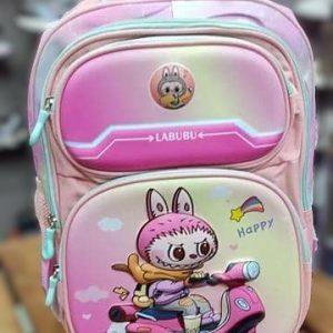 کوله پشتی دخترانه لبوبو کد 9900 (موتور سوار)