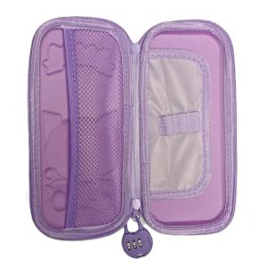 جامدادی برجسته و قفل دار طرح دختر عروسک به دست کد 20232