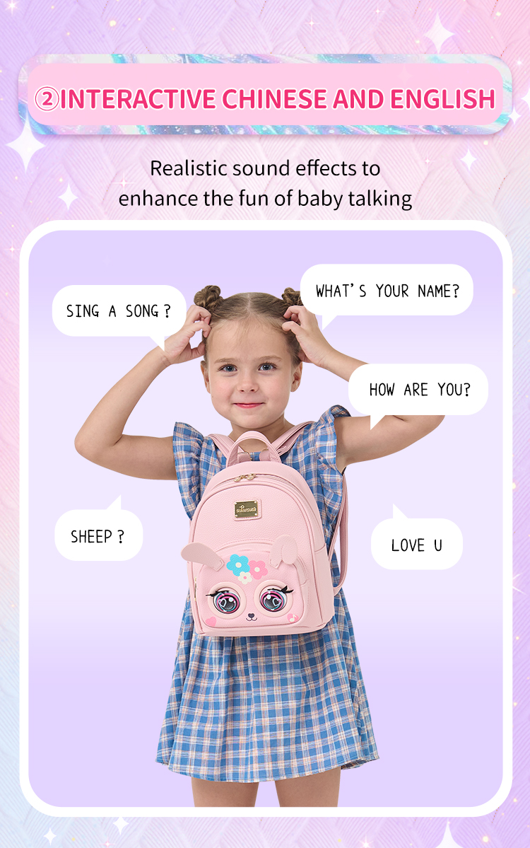 super cute talking backpacks 8889 b 12