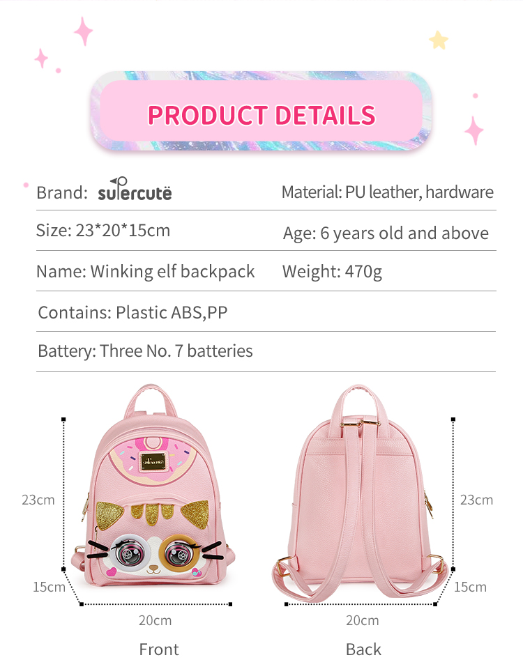 super cute talking backpacks 8889 b 13