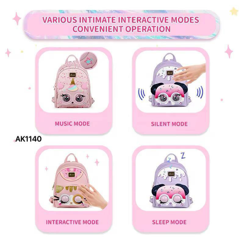 super cute talking backpacks 8889 b 8