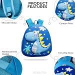 جزییات کوله پشتی ضدآب بچه گانه