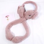 گوشگیر نرم از جنس پلیاستر با شال همرنگ کالباسی