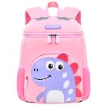 کوله پشتی بچه گانه دایناسور صورتی