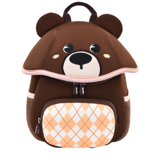 کوله‌پشتی کودک قهوه‌ای رنگ ZMbaby