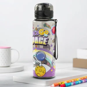 قمقمه نی دار مات طرح فضانورد کد 511