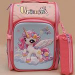 کیف صورتی یونیکورن دخترانه