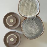 نمای داخلی کیف لانچ باکس با آستر نقرهای ضد حرارت