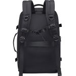 نمای پشت کوله‌پشتی با بندهای نرم و تهویه‌دار