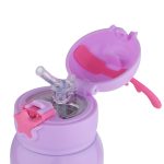 قمقمه استیل کودکانه با درب نی‌دار