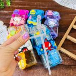 نمای نی سیلیکونی بطری آب دوحالته