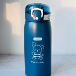 قمقمه فانتزی سرمهای HS0202 با ظرفیت ۳۵۰ میلیلیتر و درب ضدنشتی