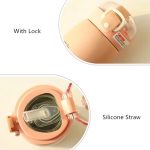 درب فلاسک استیل HS0202 با قفل دکمهای