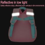 کوله‌پشتی مهدکودکی با نوار بازتابنده برای دید بهتر در نور کم