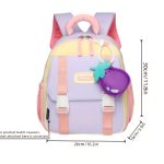 کوله‌پشتی بچه‌گانه با ابعاد استاندارد ۳۰×۲۵×۱۲ سانتی‌متر