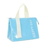 کیف غذا با طراحی فانتزی Happy Day رنگ ابی اسمانی