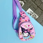 کیف بادی طرح برجسته Korumi رنگ صورتی با طراحی فانتزی