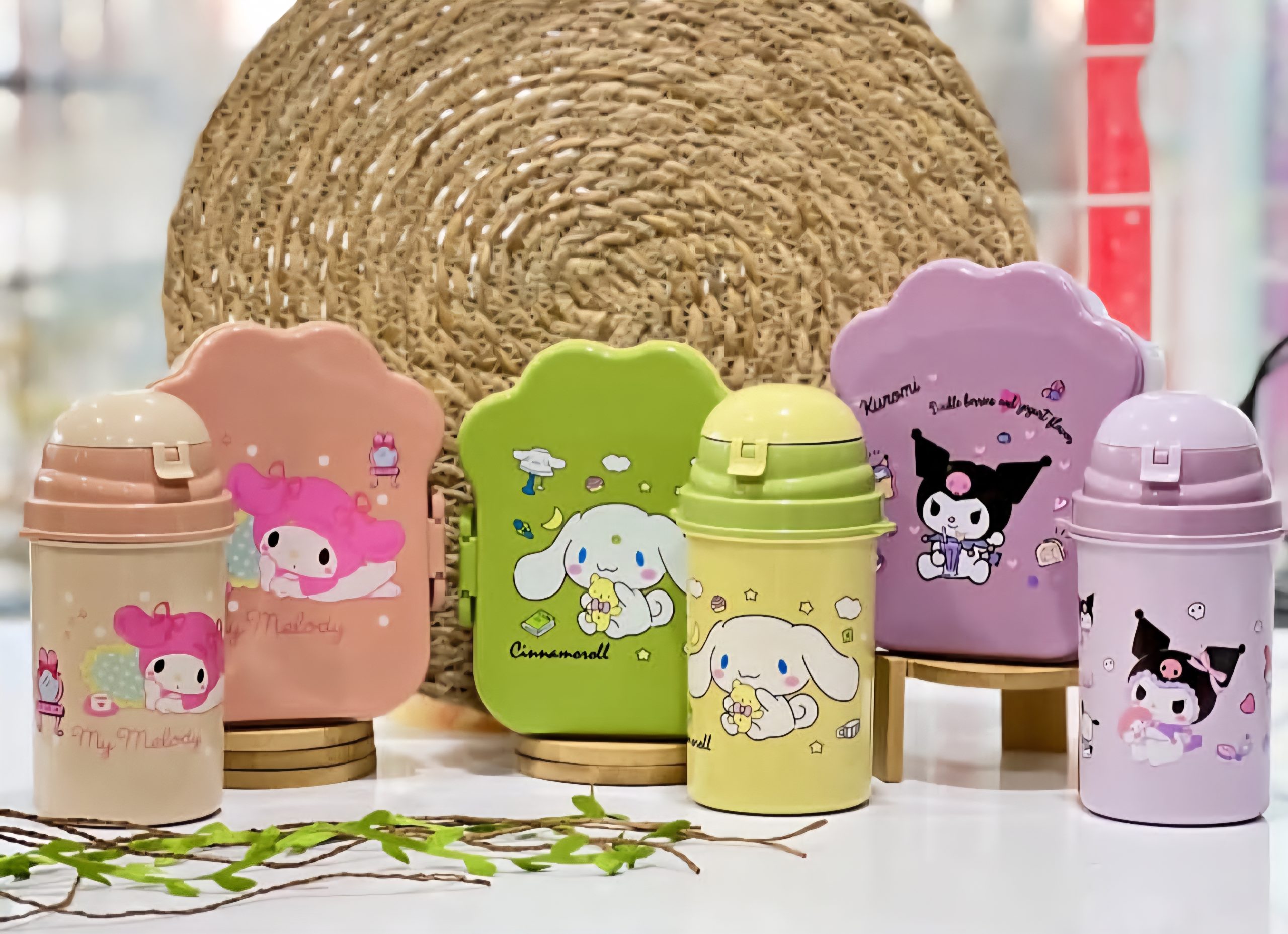 ست ظرف غذا و قمقمه کرومی و دوستان با طراحی فانتزی و رنگی