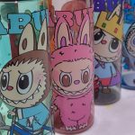 قمقمه شفاف لبوبو با تصویر کارتونی روی بدنه