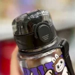 قمقمه شفاف لبوبو با درب ایمن و بهداشتی، ضدنشتی و مقاوم