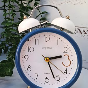 ساعت گرد شماطه‌ای فلزی کد 1400