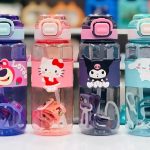 قمقمه چندضلعی طرح کرومی و دوستان با طراحی براق و فانتزی مخصوص کودکان