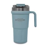 تراول ماگ سیتارایوری ۶۰۰ میلی‌لیتر رنگ سبزآبی با بدنه مات ضدخش و عایق دمایی