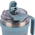 تراول ماگ سیتارایوری آسان‌نوش و نی استیل با لبی سیلیکونی