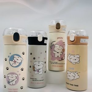 فلاسک استیل دوجداره کودک طرح خرسی مدل H-BW-1440