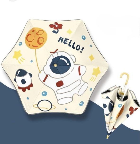 چتر پسرانه طرح فضانورد کد 117