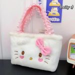 کیف دستی بچه گانه طرح کیتی پاپیونی کد 0356