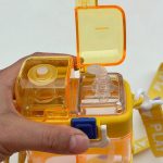 نمای نزدیک نی‌های هر مخزن قمقمه دو مخزنه کرومی و دوستان