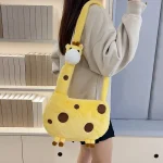 کیف زرافه زرد رنگ