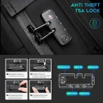 قفل TSA امنیتی در کولهپشتی حرفهای BANGE 3028