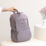کوله پشتی بوبو 6056 رنگ طوسی تیره مناسب استفاده روزمره
