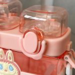 قفل دکمه‌ای ایمن قمقمه دو مخزنه لبوبو