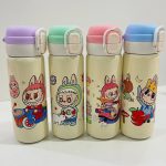 قمقمه استیل لبوبو دوجداره مناسب کودکان با طراحی فانتزی