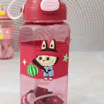 قمقمه لبوبو دور سیلیکونی رنگ قرمز مقاوم در برابر ضربه