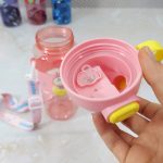 نمای نزدیک درب قمقمه لبوبو دوحالته