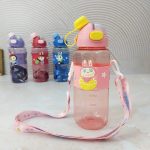 قمقمه لبوبو فانتزی رنگ صورتی مناسب مدرسه و سفر