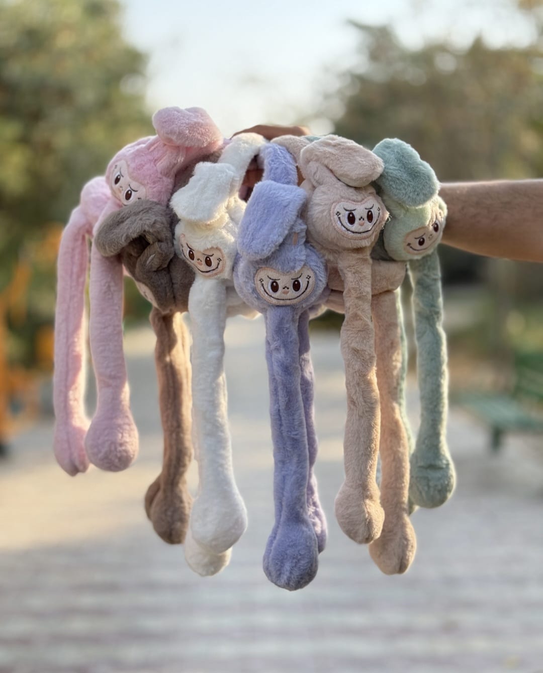 گوشگیر پمپی صدادار لبوبو با طرح خرگوش فانتزی