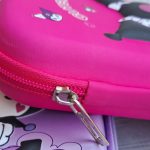 زیپ باکیفیت و روان جامدادی فایبر کرومی