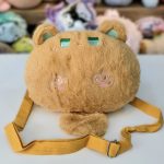 کیف گربه پشمالوی گرد کد 06399 عسلی