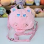 کیف گربه پشمالوی گرد کد 06399 صورتی