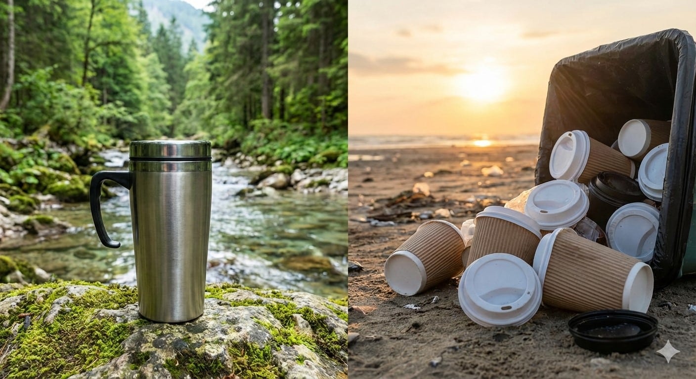 تراول ماگ؛ بهترین جایگزین لیوان یک‌بارمصرف برای حفظ محیط زیست