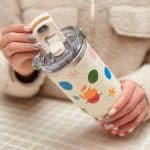 درب اکریلیک ضدنشت تراول ماگ کارتونی SITARAYURI دهانه اسان نوش